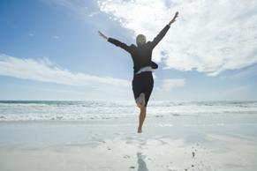 Man on the beach